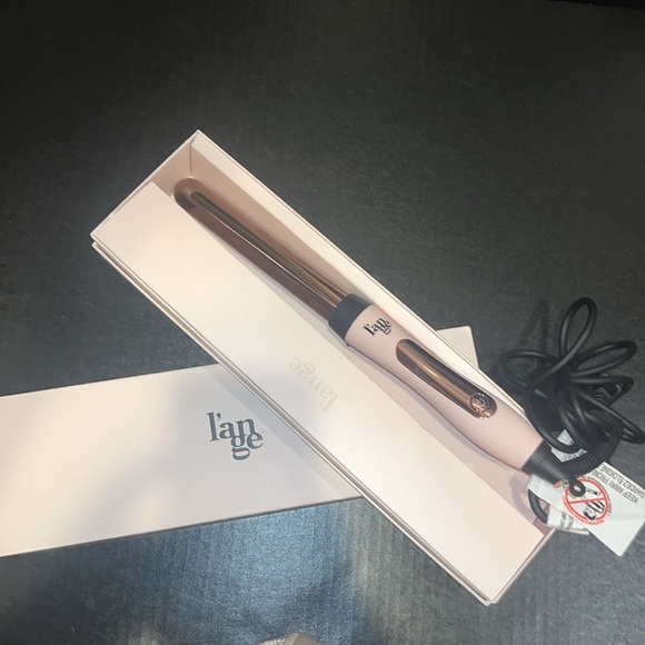 L'ange Rose Gold Le Curl Titanium Hair Curling Wand - Blush 25mm - Picture 5 of 7